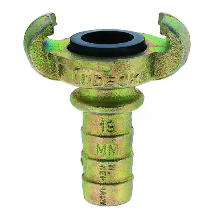 Promoție Cupla rapida cu gheare si stut pentru furtun Ludecke SKG13, 1/2", Ø13 mm