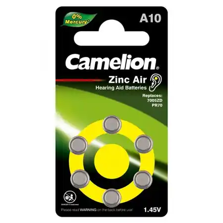 Baterii aparat auditiv Zinc-Aer 10 PR71, 6 Buc. Camelion Camelion Reducere