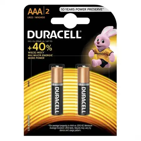 Baterii AAA R3, blister 2 Buc. Duracell Duracell Cumpără acum
