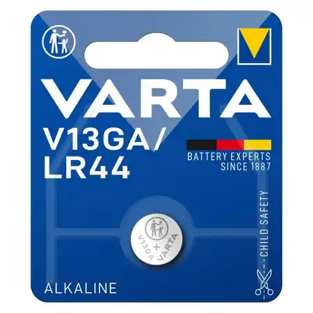 Reducere extra Baterie ceas alcalina AG13 LR44 V13GA A76, 1 Buc. Varta Varta