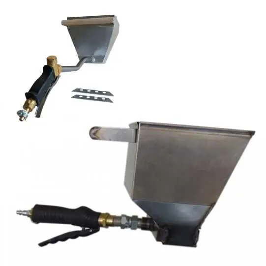 Masina de tencuit pneumatica cu pistol 4XJET JET SIVA, 5 litri Disponibil imediat