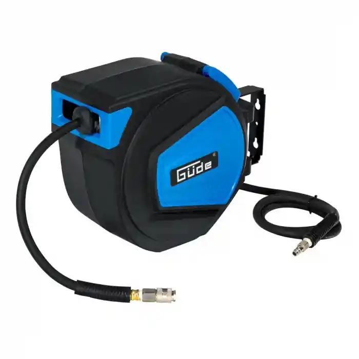 Retur ușor Tambur automat de perete cu furtun de aer Gude 2882, 15 m