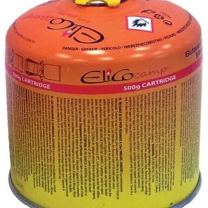 Cartuș de gaz cu propan-butan 500 g, conexiune filetată 7/16", ELICO (acțiune) Transport gratuit