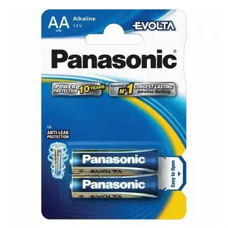 Bestseller Baterii AA R6, blister 2 Buc. Panasonic Evolta Panasonic