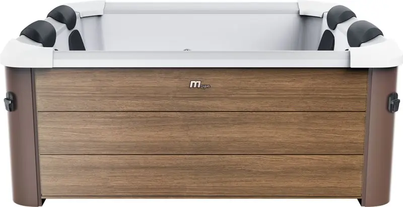 Jacuzzi MSpa® Frame Amber Aero PLUS, 6 persoane, 1150 litri, 180x180x65 cm Ofertă specială