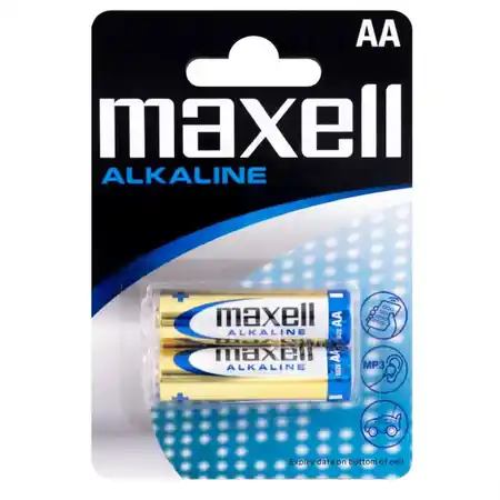 Transport gratuit Baterii AA R6, blister 2 Buc. Maxell Maxell