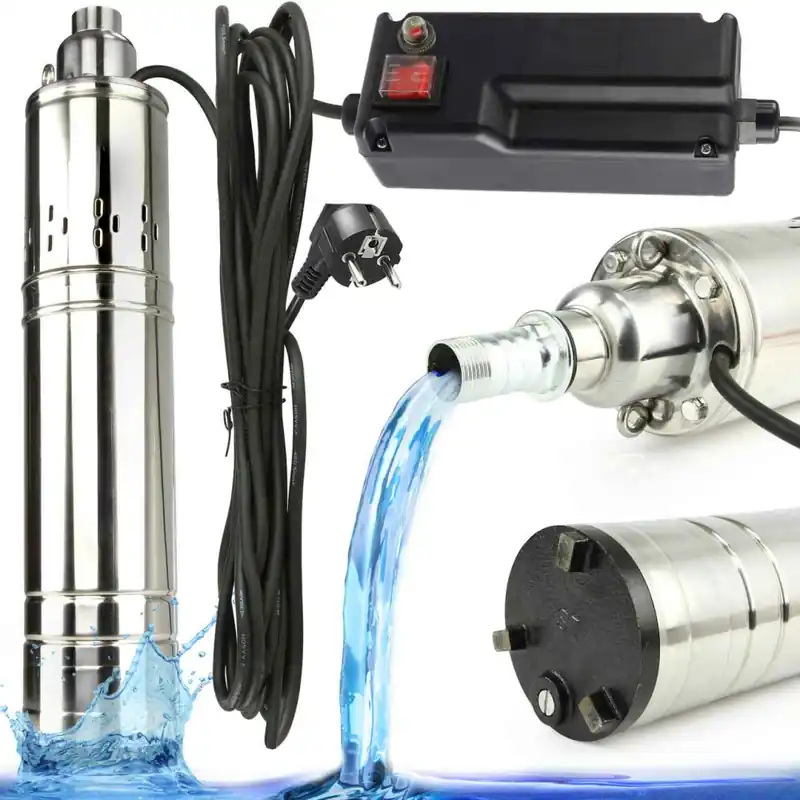 Noutate Pompă de apă submersibilă, 230V/50Hz, 28,5l/min, evacuare 70 m, 1100W, diametru 10cm, MAR-POL