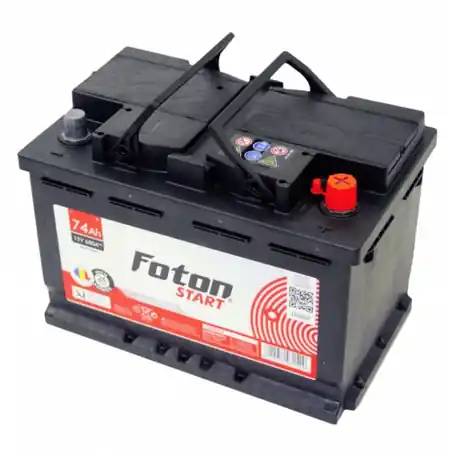 Baterie Auto 12V 74Ah, Pornire 680A Foton Start Foton Start Comandă acum