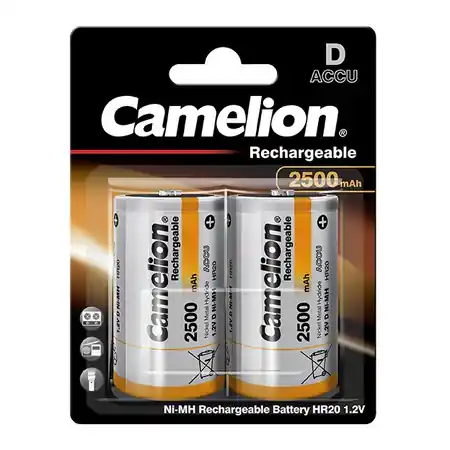 Camelion Acumulatori 2500mAh Preincarcati 1.2V Ni-MH D R20 B2 Camelion Cel mai bun preț