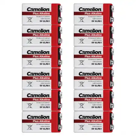 Baterie 9V 6LR61 6F22 Bulk, Camelion PLUS Camelion Noutate