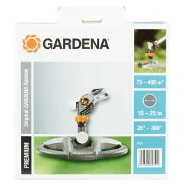 Aspersor pulsator cu stativ 8135-20, rotire 360°, pentru max. 450 m², GARDENA Nu rata