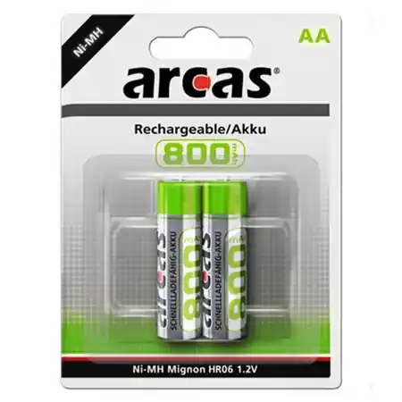 Arcas Acumulatori 800mAh Preincarcati 1.2V Ni-MH AA R6 B2 Solar Arcas Vezi acum