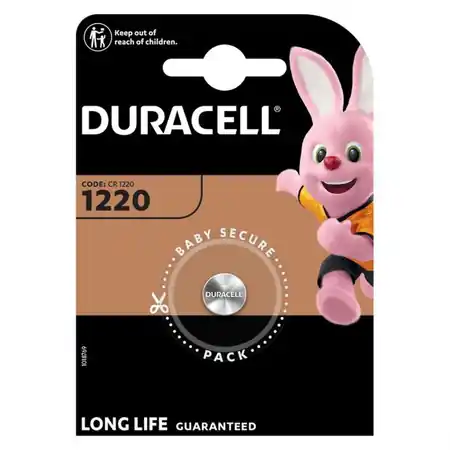 Preț redus Baterie litiu 3V CR1220 36mAh, Duracell Duracell