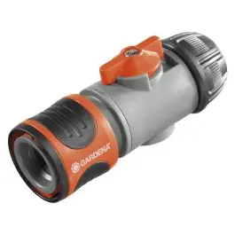 Cumpără online Conector pentru furtun cu supapa de control 00942-50, pentru furtun 13mm(1/2"), GARDENA