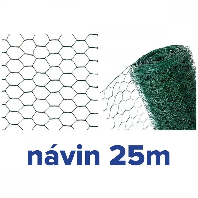 Plasă HEX 25/1x1000mm 25m PVC GARDENKUS rabbit KLC Transport gratuit