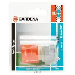 Preț mic Conector sistem profesional cu opritor de apa 2814-20, trecere de la 3/4" la 1/2", GARDENA