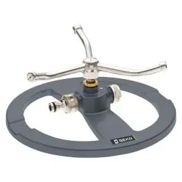 Aspersor circular cu 3 brate, irigare la 4 bar-12 m, cu racord metalic, GEKA Noutate