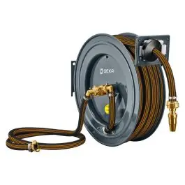 Noutate Tambur pentru furtun GEKA plus cu furtun de cauciuc de 3/4", 15 m, GEKA