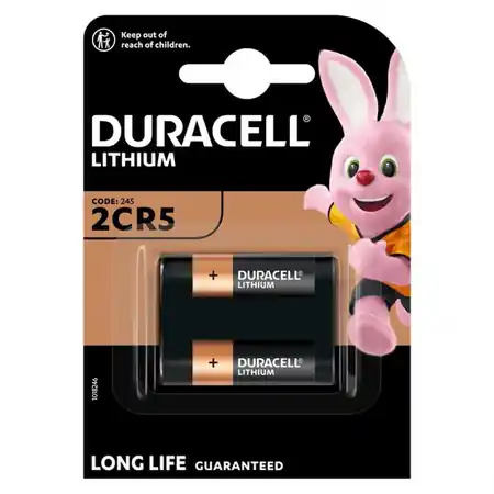 Baterie litiu 6V 2CR5 1400mAh, Duracell Duracell Lichidare de stoc