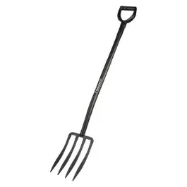 Retur ușor Furca spade Maner din otel Ergoline Maner in D negru