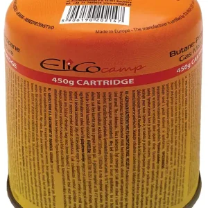Ofertă limitată Cartuș de gaz cu propan-butan 450 g, conexiune filetată 7/16", ELICO