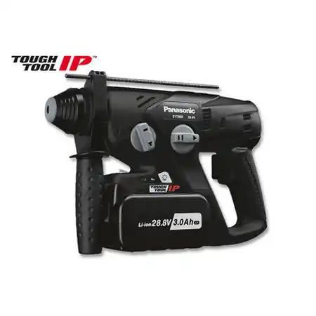 ROTOPERCUTATOR SDS-PLUS COMPACT PANASONIC 28,8V 3Ah (pentru aplicații de găurire și dăltuire în beton) Panasonic Noutate