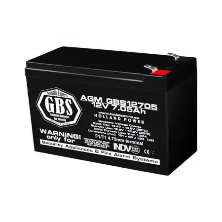 Reducere Acumulator 12V 7.05Ah F1, AGM VRLA, GBS GBS