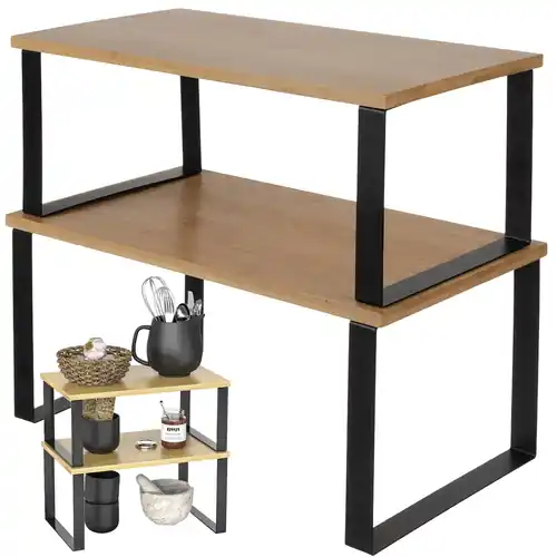 Raft de bucătărie din bambus - 2 buc. Ruhhy 25661 Nu rata