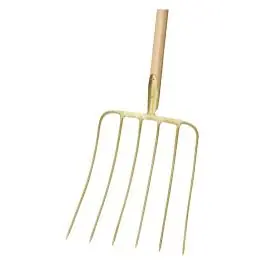 Retur ușor Furca siloz 6 dinti maner frasin 130 cm