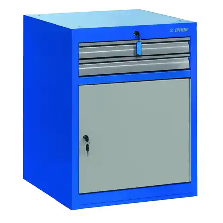 carucior larg 2 sertare 663mm, 650mm, 870mm UNIOR Plată securizată