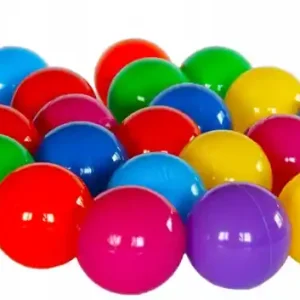 Set de 100 de mingi multicolore pentru cort și piscină Chilipir