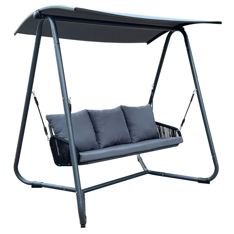 Leagăn de grădină, gri/gri închis, JAIRA Ultima șansă