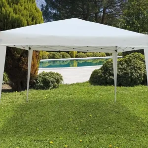 Premium Foișor 295x295cm, bej, montabil rapid GARDENKUS
