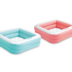 Piscina Intex® 57100, Cutie de joaca, pentru copii, gonflabila, mix de culori, 0,86x0,86x0,25 m Preț redus