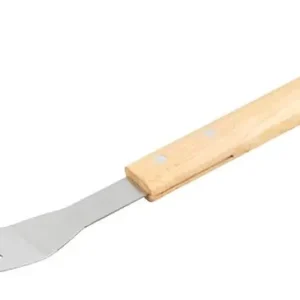 Retur ușor Furculiță Strend Pro Grill, pentru grătar și friptură, cu mâner din lemn, oțel inoxidabil