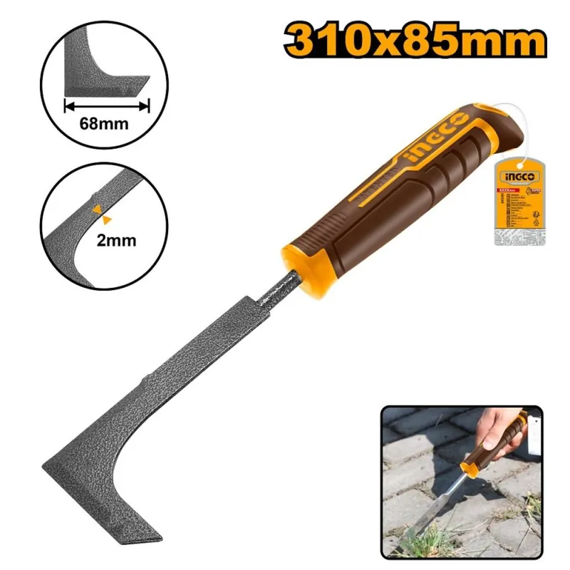 Cuțit pentru buruieni L, plivitor 310x68mm INGCO Lichidare de stoc