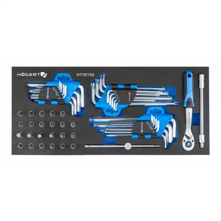 Chilipir set de chei hexagonale 53 buc. Hoegert