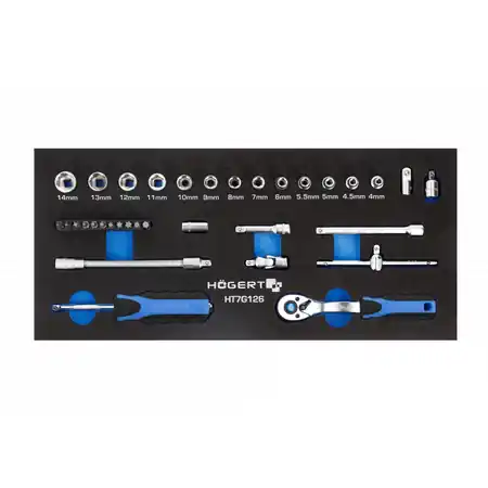 set de prize cu maner cu clichet Hoegert Chilipir