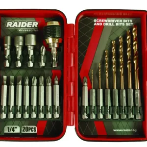 Set biti si burghie pt. surubelnita 20pcs Preț mic