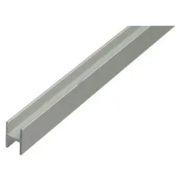 ALBERTS - Profil tip H, aluminiu eloxat argintiu, 22x30x1.3mm, 2m [473914] Calitate înaltă