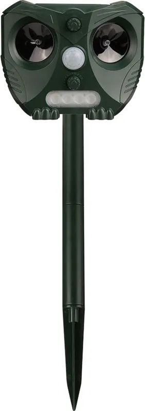 Repelant cu ultrasunete Strend Pro pentru animale, alimentat solar, 15,5x7x48,5 cm Livrare rapidă