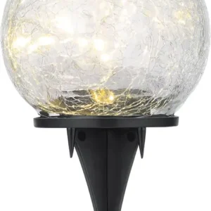 Plată sigură Lampa Strend Pro Garden Crackles, solara, LED, 10x19 cm