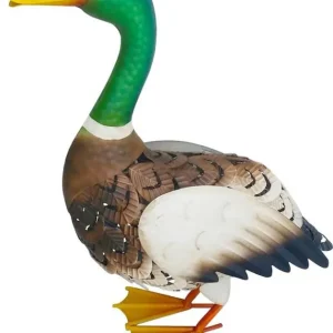 Reducere extra Decor MagicHome Mecco, Rață, tablă, 37x16,5x47 cm