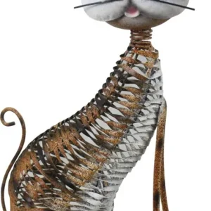 Reduceri Decor MagicHome Mecco, Pisica, tabla, 30,5x16x40,5 cm