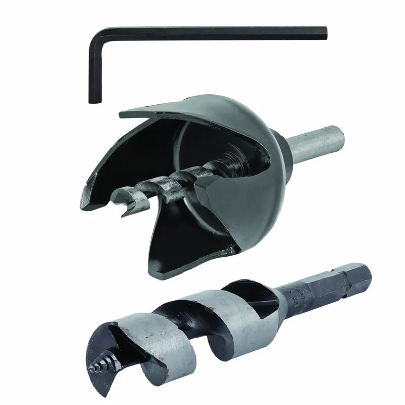 Super ofertă Set carota 54mm si burghiu pentru lemn ?22mm