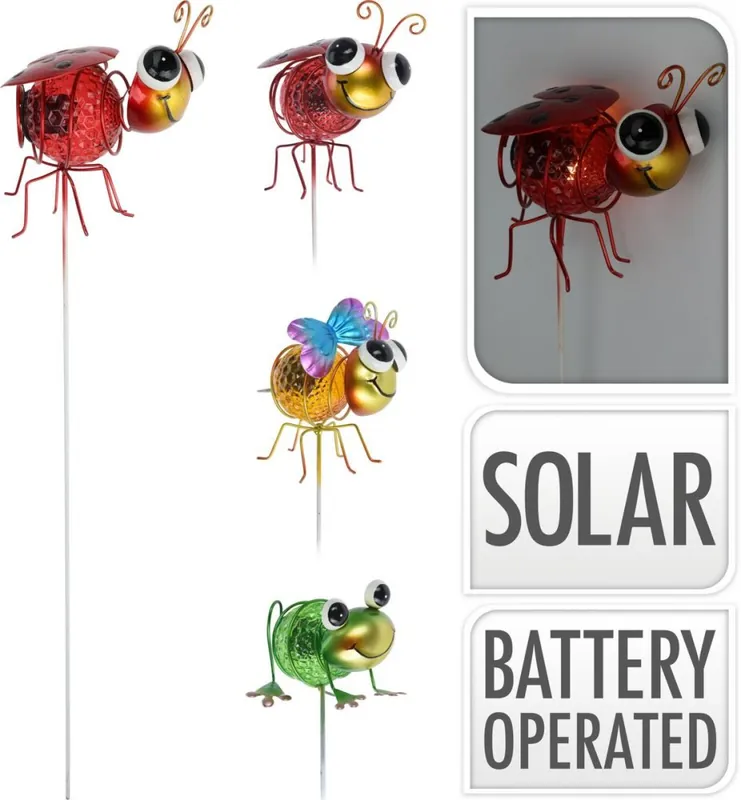 Decor insecte solare stick-on 60 cm mix Ofertă specială