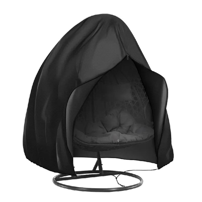 Livrare expres Husă de protecţie pentru scaun dublu suspendat, negru, KRYTO TYP 2