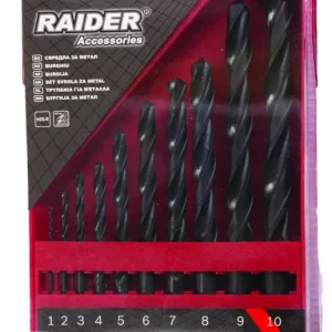 Set burghie 10 buc. ?1, 2, 3, 4, 5, 6, 7, 8, 9, 10mm HSS-R Ofertă