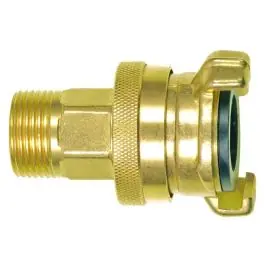 Noutate Piesa filetata GEKA, SD, MS, cu filet exterior, 3/4", pentru cheie 24 mm, max. 25 bar, alama, GEKA