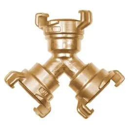 Promoție Piesa de ramificatie GEKA, cu racord de cuplare, pentru furtun de la 3/8" pana la 1.1/2", din alama, GEKA